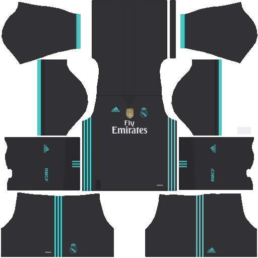 2018 Real Madrid F.C Away 2017-18 Dream League Soccer Kits 512x512