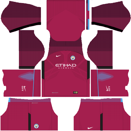 2018 Manchester City Away Kits 512x512 Dream League Soccer 512x512