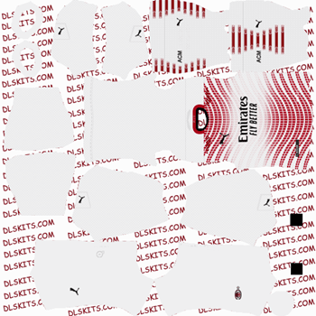 AC Milan Away Kit 2020 Dream League Soccer Kits DLS 20 Kits