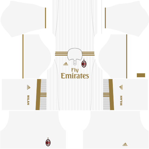 AC Milan Dream League Soccer Kits Away 512x512 URL