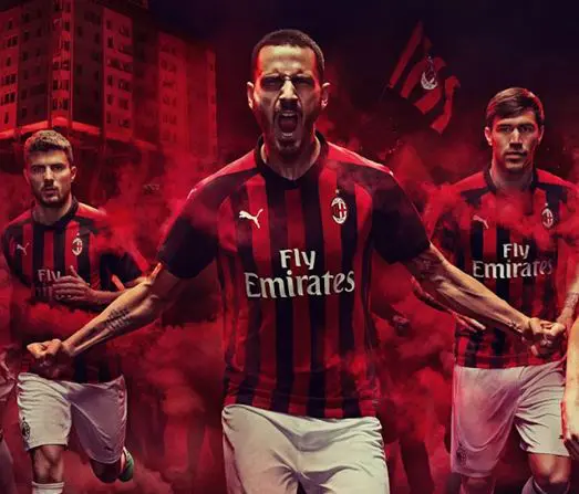 AC Milan Kit 2018-19 Serie A