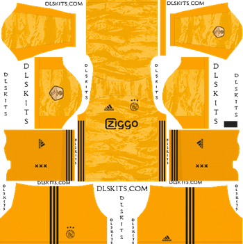 AFC Ajax 2019-2020 Dream League Soccer Kits & Logos Dream League Soccer Kits AFC Ajax Goalkeeper Home Kit 2019-20