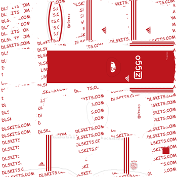 AFC Ajax Home Kit 2020 - Dream League Soccer Kits - DLS 20 Kits