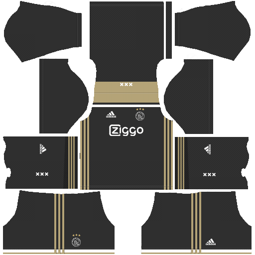 AFC Ajax 2018-19 Dream League Soccer Kits 512x512 URL - Away 1