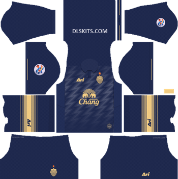 AFC Buriram United Home Kit 2019 - DLS Kits - Dream League Soccer Kits URL 512x512
