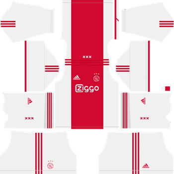 ajax home kit 2018-19 Dream League Soccer Kits