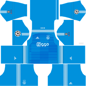 ajax ucl goalkeeper kit 2018-19 Dream League Soccer Kits