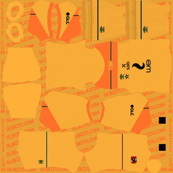 Al Ahly Goalkeeper Home 2021-22 Kit for Dream League Soccer