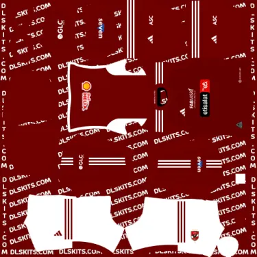 Al Ahly SC 2023-24 Kits Dream League Soccer Al Ahly SC Home 2023-24 Dream League Soccer Kits - DLS Kits