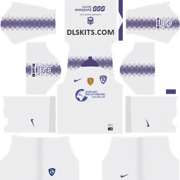 Al-Hilal FC Away Kit 2019 - DLS Kits - Dream League Soccer URL 512x512