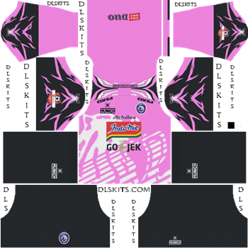 Arema FC Goalkeeper Home Kit - DLS 19 Kits - Dream League Soccer Kits URL