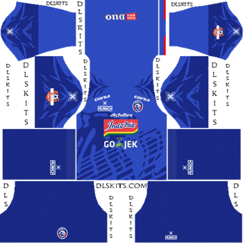 Arema FC Home Kit - DLS 19 Kits - Dream League Soccer Kits URL