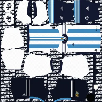 Argentina 2022 World Cup Home Kits for Dream League Soccer