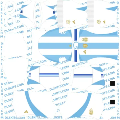 Argentina 2024 Kits Copa America Dream League Soccer Argentina dls home kit 2024