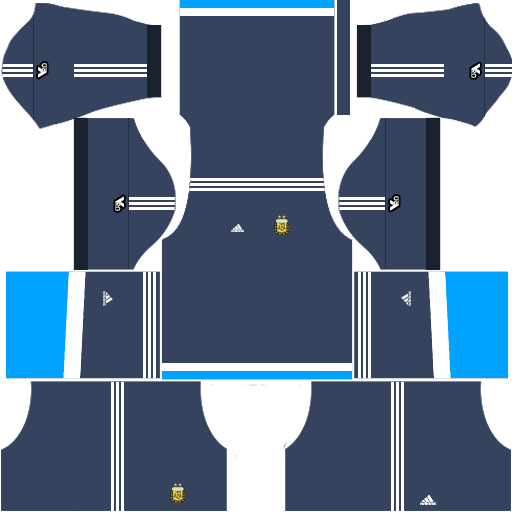 Dream League Soccer Kits Argentina 2017-2018 {DLS Kits and Logo URL} Argentina Dream League Soccer Kit Away