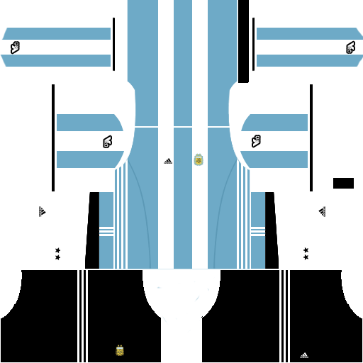 Dream League Soccer Kits Argentina 2017-2018 {DLS Kits and Logo URL} Dream League Soccer Kits Argentina