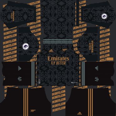 Arsenal FC 2022-23 Kits for DLS 2019 Arsenal Away Kit 2022-23 for DLS 2019
