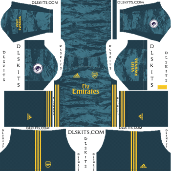 Adidas Arsenal 2019-2020 Dream League Soccer Kits & Logo Dream League Soccer Kits Arsenal Goalkeeper Home Kit 2019-2020