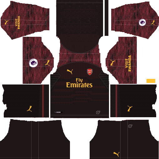 Arsenal 2018-19 Kit 512x512 Dream League Soccer Kits & Logo Arsenal 2018-19 Kit Goalkeeper 512x512 Dream League Soccer Kits URL