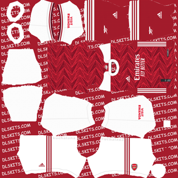 Arsenal 2020-21 Dream League Soccer Kits | DLS 20 Kits Arsenal Home Kit 2020 - Arsenal 2020-21 Dream League Soccer Kits