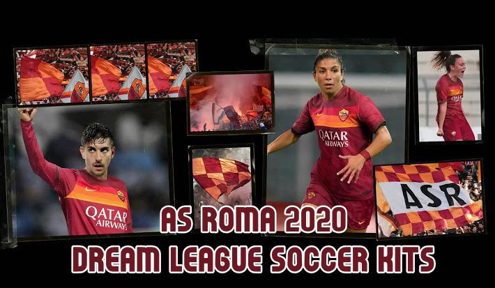 Dream League Soccer AS Roma Kits 2020-21 [DLS 20 Kits]