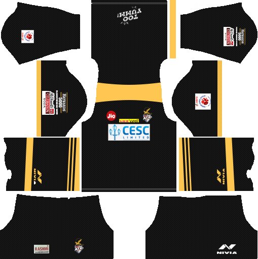 ATK Kolkata Kit 2018 Dream League Soccer Kits & Logo URL ATK Kolkata Kit 2018 Dream League Soccer Kits 512x512 URL - Goalkeeper Third