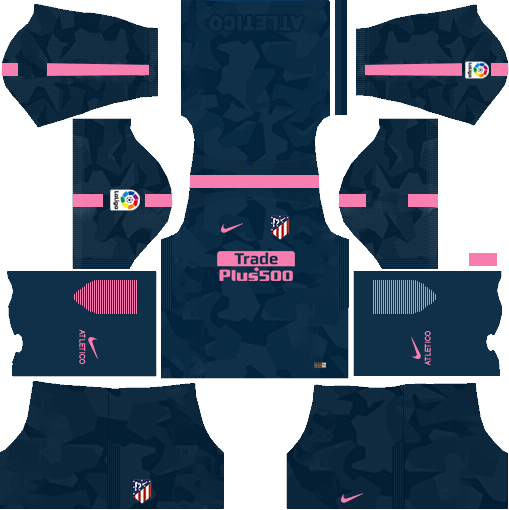 Atletico Madrid Kit 2017-18 Kit Dream League Soccer Kits