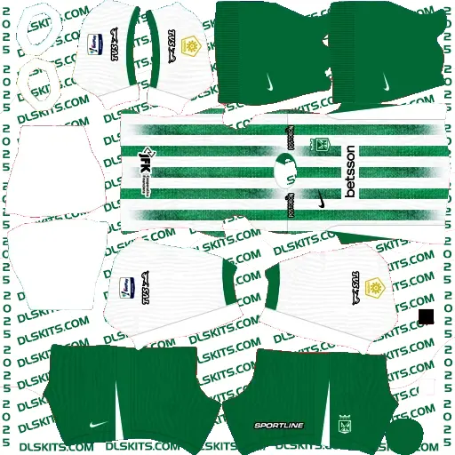 Atlético Nacional 2025-26 Liga BetPlay Dream League Soccer Kits
