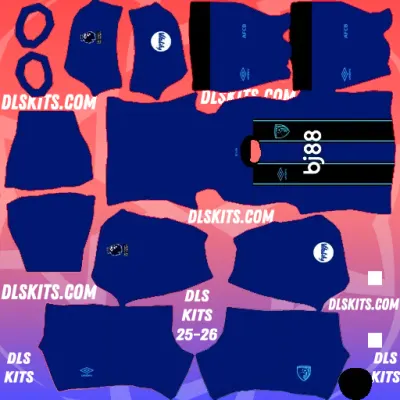 AFC Bournemouth 2025-26 Dream League Soccer Kits DLS 26 Away AFC Bournemouth Kit 2025-26 DLS Kits for Dream League Soccer Game
