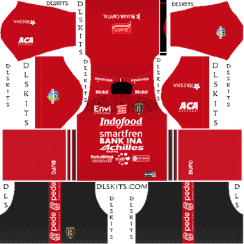 Bali United FC Home Kit 2019 - DLS 19 Kits - Dream League Soccer Kits URL