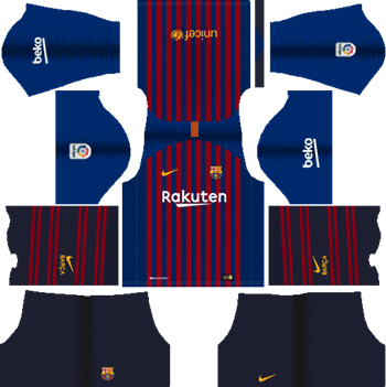 Dream League Soccer Kits Barcelona 2018-19 Nike Kit & Logo Dream League Soccer Kits Barcelona 2018-19 Kit 512x512 URL