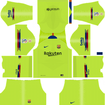 DLS 18 Kits Barcelona | Dream League Soccer Kit Barcelona Away Kit 2018-19 Dream League Soccer Kits URL 512x512