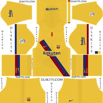 Dream League Soccer Kits Barcelona 2019-2020 Dream League Soccer Kits Barcelona Away Kit 2019-2020