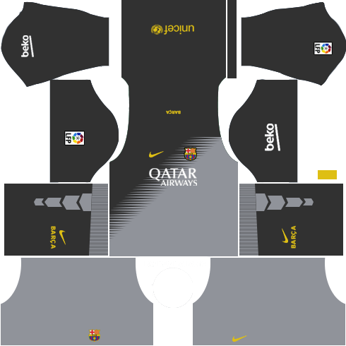 Dream League Soccer Kits Barcelona 2014/2015 with Logo URL Dream League Soccer Kits Barcelona 2015 URL Goalkeeper Away 512x512