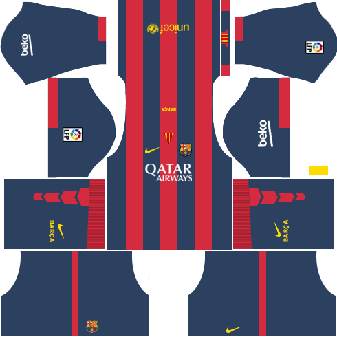 Dream League Soccer Kits Barcelona 2014/2015 with Logo URL Dream League Soccer Kits Barcelona 2015 URL Home 512x512