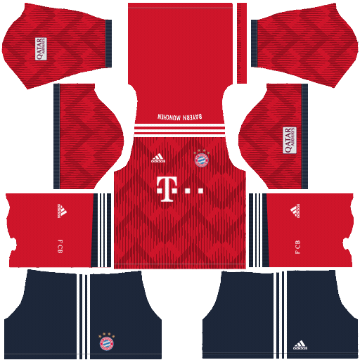 Bayern Munich 2018-19 Dream League Soccer Kits 512x512 URL