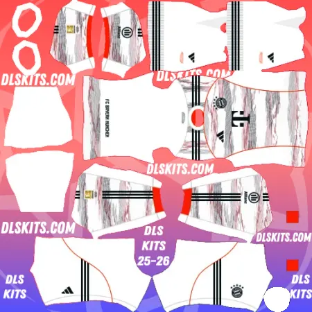 Bayern Munich Away DLS Kits 2025