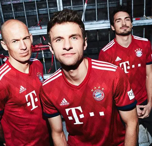 Bayern Munich Home Kits 2018-2019