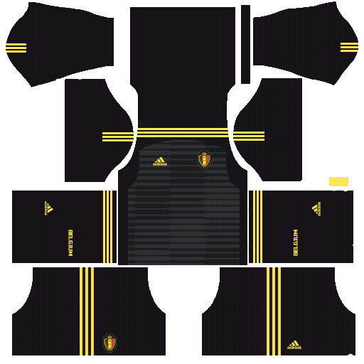 Belgium Goalkeeper Dream League Soccer Kits 2018 World Cup 512x512 URL