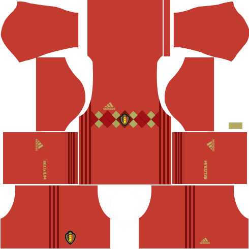 Belgium Dream League Soccer Kits 2018 World Cup 512x512 URL (Home)