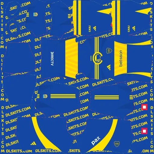Boca Juniors 2024-25 Kits Dream League Soccer | DLS 25 Kits