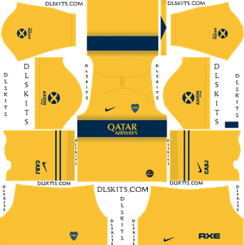 Dream League Soccer Kits Boca Juniors Away Kit 2019-2020