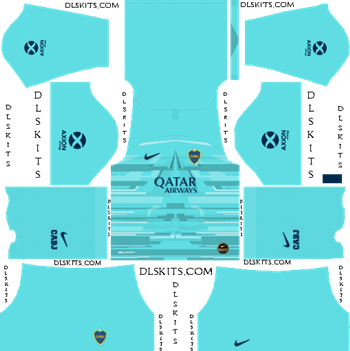 Dream League Soccer Kits Boca Juniors Goalkeeper Away Kit 2019-2020