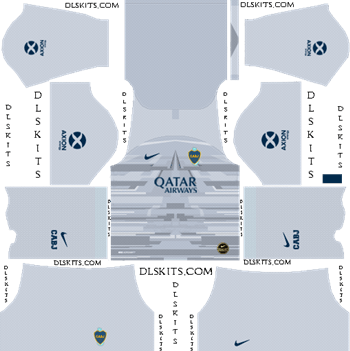 Dream League Soccer Kits Boca Juniors Goalkeepr Home Kit 2019-2020