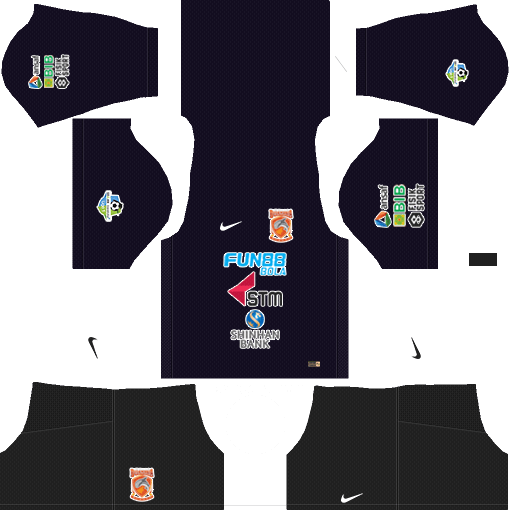 Goalkeeper Away Borneo 2018 Dream League Soccer Kits and 512x512 Logo URL