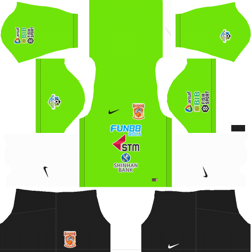Goalkeeper Home Borneo 2018 Dream League Soccer Kits and 512x512 Logo URL