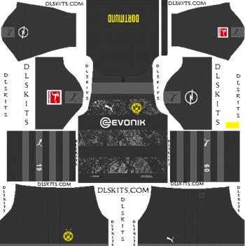 Dream League Soccer Kits Borussia Dortmund Away Kit 2019-20