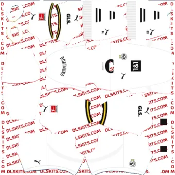 Borussia Dortmund Away Kit 2024 Dream League Soccer