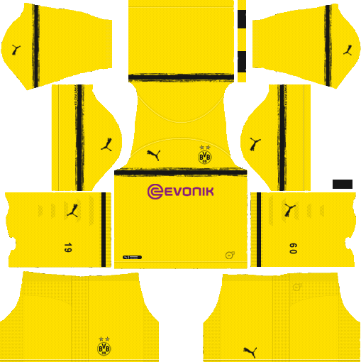 Dream League Soccer Kits Borussia Dortmund 2018-2019 Kit URL Dream League Soccer Kits Borussia Dortmund International Kit 2018-19 URL 512x512