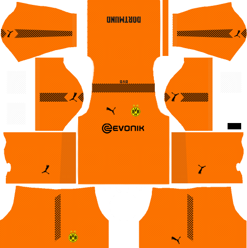 Dream League Soccer Kits Dortmund Kit & Logo 512x512 URL 2017-2018 Borussia Dortmund Dream League Soccer Kits 512x512 URL - Goalkeeper Home